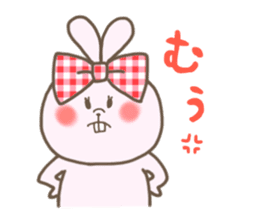 Ribon Rabbit sticker #1122371