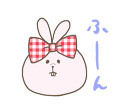 Ribon Rabbit sticker #1122377