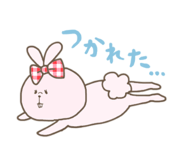 Ribon Rabbit sticker #1122379