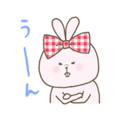 Ribon Rabbit sticker #1122382