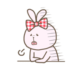 Ribon Rabbit sticker #1122383