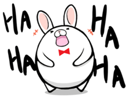 round Rabbit sticker #1122506