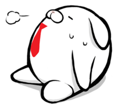 round Rabbit sticker #1122510