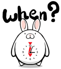 round Rabbit sticker #1122518