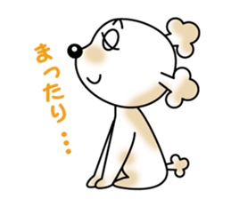 POOchan! of Toy poodle sticker #1122794