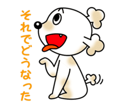 POOchan! of Toy poodle sticker #1122796