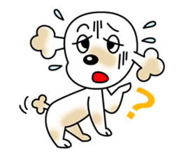 POOchan! of Toy poodle sticker #1122813