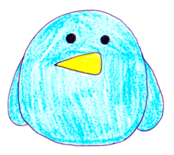 bird and cat sticker #1123470