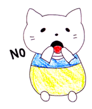 bird and cat sticker #1123481