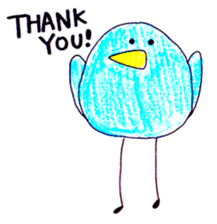 bird and cat sticker #1123482