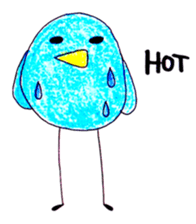 bird and cat sticker #1123489