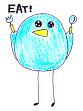 bird and cat sticker #1123491