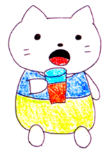 bird and cat sticker #1123502