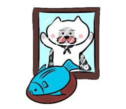 Furoshiki nyanko Matsukichi3 sticker #1123634