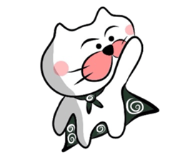 Furoshiki nyanko Matsukichi3 sticker #1123644