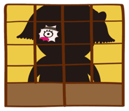 She talks in the language of samurai. sticker #1123700