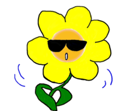 Sunflower Hiroshima valve sticker #1123848