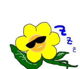Sunflower Hiroshima valve sticker #1123859