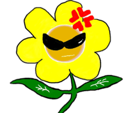 Sunflower Hiroshima valve sticker #1123861