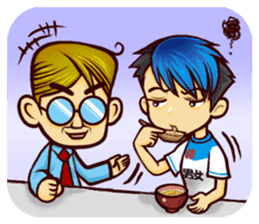 Let's go to have lunch sticker #1124096