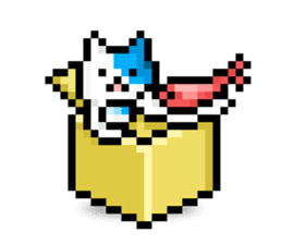 koneko:cat (Come out of the box) sticker #1124538