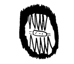 Shiro Kuro TAROU sticker #1124578