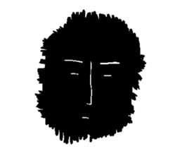 Shiro Kuro TAROU sticker #1124579