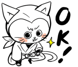 Iga Ninja cat Kotaro sticker #1124646
