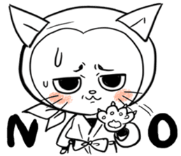Iga Ninja cat Kotaro sticker #1124655