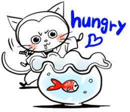 Iga Ninja cat Kotaro sticker #1124658
