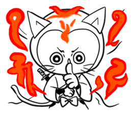Iga Ninja cat Kotaro sticker #1124663
