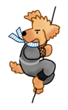 Doggy ninja 'Puu' sticker #1125113