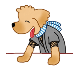 Doggy ninja 'Puu' sticker #1125131