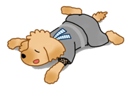 Doggy ninja 'Puu' sticker #1125144