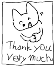 The interlude of the cat named RIN XX/EV sticker #1125470