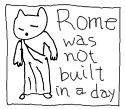 The interlude of the cat named RIN XX/EV sticker #1125476