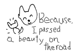 The interlude of the cat named RIN XX/EV sticker #1125503