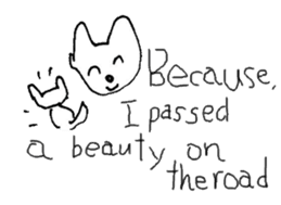 The interlude of the cat named RIN XX/EV sticker #1125503