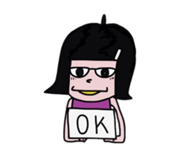 Cute sister sticker #1125533