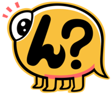 Creature of onomatopoeic space sticker #1125868