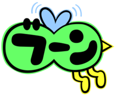 Creature of onomatopoeic space sticker #1125885