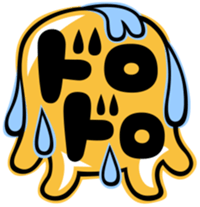 Creature of onomatopoeic space sticker #1125897