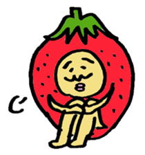 Strawberry uncle sticker #1125987