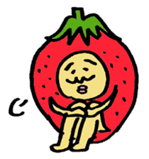 Strawberry uncle sticker #1125987