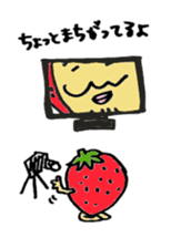 Strawberry uncle sticker #1125989