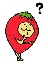 Strawberry uncle sticker #1125992