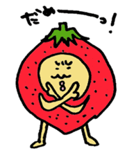 Strawberry uncle sticker #1125994