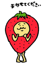Strawberry uncle sticker #1125998