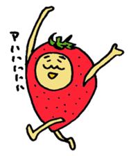 Strawberry uncle sticker #1126001