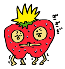 Strawberry uncle sticker #1126004